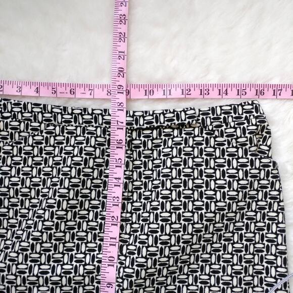Loft Velvet Geometric-Print Skirt Size 10 NWT - Picture 3 of 5